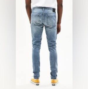 PACSUN Light Wash‎ BLUE Stacked Skinny Denim Jeans 28x32